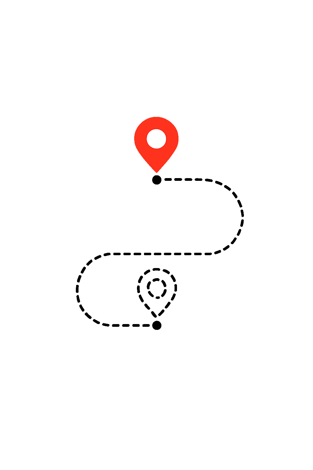 Illustration of a factory transition route